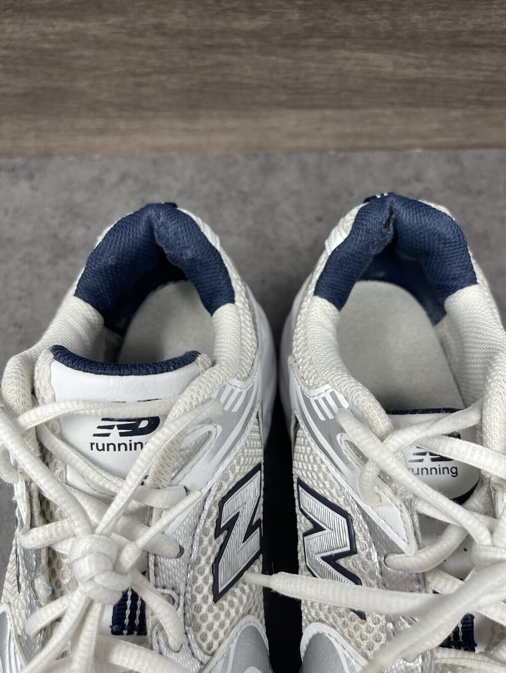 New Balance 530 White Navy Silver Womens Size 8 Running Walking Shoes MR530SG - Picture 9 of 11